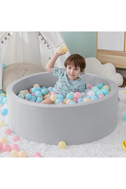 XICEN Foam Ball Pit, 35.4"x 11.8" Ball Pits for Toddlers, Soft Round Kiddie B...