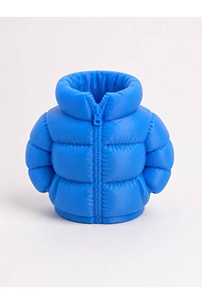 DİAMOND OUTLET Inflatable Coat Design Decorative Flower Pot Pen Holder Organi...