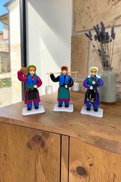 Home 3’lü Geleneksel Anadolu Kadınları Dekoratif Figür Seti – Ev Dekorasyonu