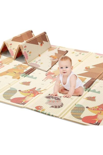 Aissiora Baby Play Mat, 200 * 150CM Playmat, Baby Play Mat for Floor Play, Ex...