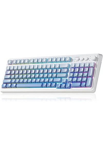 Aula Keyboardula Usb-C Model S99 Wireless Rgb Backlit Programmable Keys in Gr...