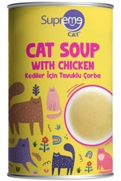 Supreme Cat Tavuklu Kedi Çorbası 135 ml x 12 Adet