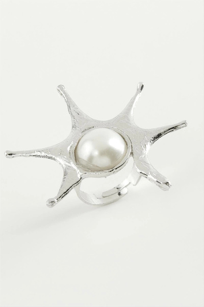 SORA GROUP Sun pearl metal ring