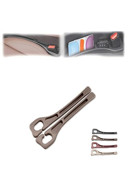 Generic Car Seat Side Gap Filler for Automotive Accessories (Brown)