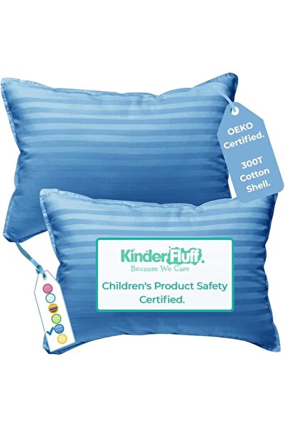 kinder Fluff Children Pillow (2Pack) 35x50cm - Junior Pillows for Kids Age 4+...