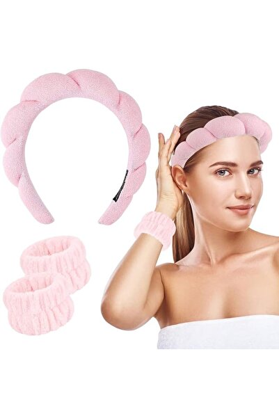 Hannea ® Spa Headband Wristband for Women Girls Face Washing, Facial Skincare...