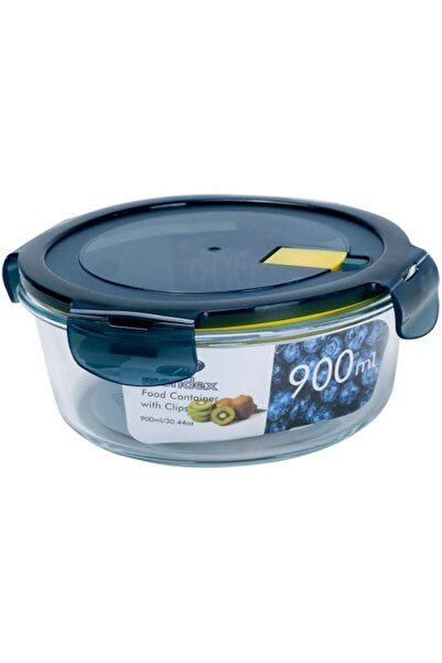 Generic Borosilicate Glass Round Food Saver Food Storage Container Lunchbox w...