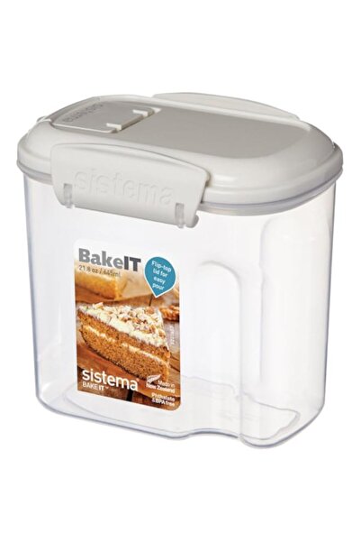 Generic 1202 Klip It Mini Bakery Storage Container, Clear/White, 645 ml