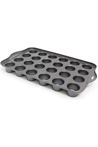 Generic Nonstick Mini Cheesecake Pan (24), black