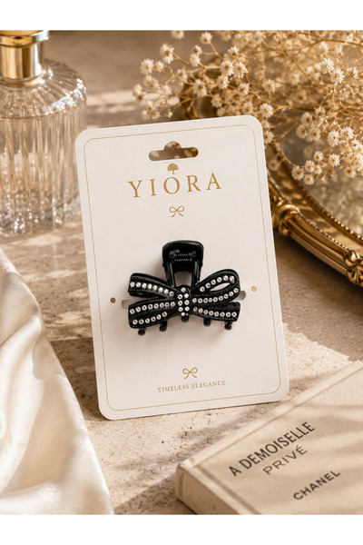 yiora Imported Series Bow Metal Body Stone-Encrusted Latch Buckle 4.5 cm