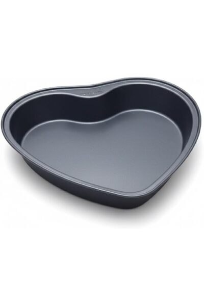 Generic Non-Stick Heart Shape Baking Pan Large | Premium Cake Tray for Browni...