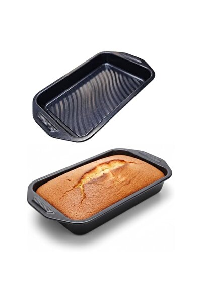 Generic Non-Stick Rectangular Cake Pan 28x18cm | Durable Oven Bakeware for Ca...