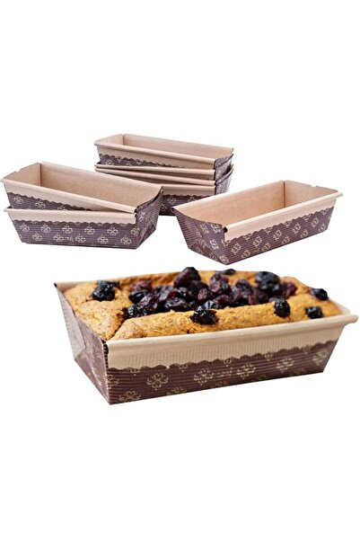 Generic TERRIFI Paper Loaf Pan, Disposable Paper Baking Loft Mold 25ct, All N...