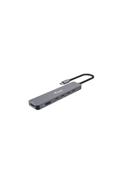 EQUIP Σταθμός σύνδεσης USB-C με HDMI 4K PD Γκρι (133500)