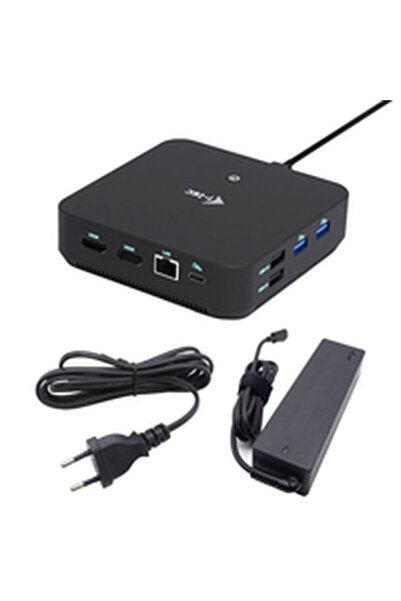 Other i-tec USB-A Σταθμός Σύνδεσης με 4K PD Ethernet Μαύρο (C31TRIVIDPRO100W)