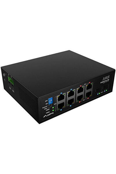 Lanberg ILGE-8P-2S-120 Μη διαχειριζόμενος διακόπτης L2 PoE++ με 8 θύρες Ether...