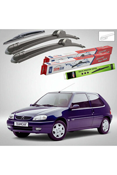 TEAMCAR Υαλοκαθαριστήρες Citroën Saxo S1 Hatchback 1999-2004 |   Σετ Επίπεδων...