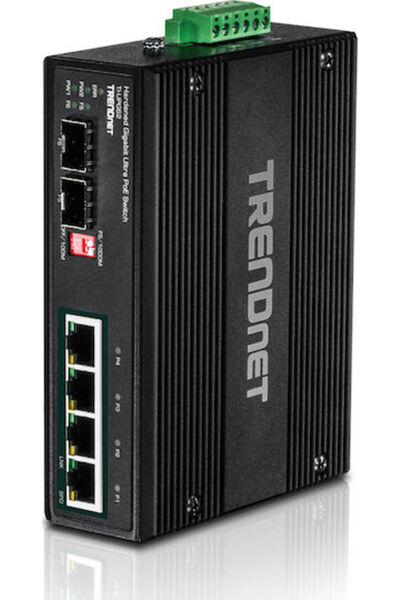 TRENDnet TI-UPG62 Έκδοση v1.0R Μη διαχειριζόμενος διακόπτης PoE L2 με 4 θύρες...