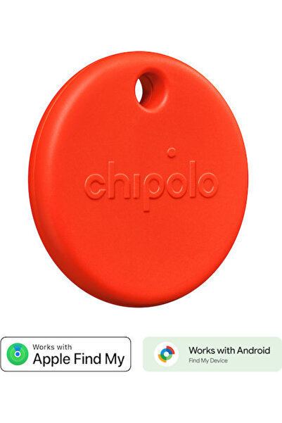 CHIPOLO Pop Apple Find My & Google Find Hub Κόκκινο με Εντοπισμό Σμάρτφον