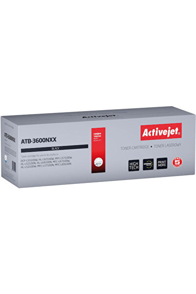 Active Συμβατό τόνερ για εκτυπωτή λέιζερ Brother TN3600XXL 11000 σελίδες Μαύρο