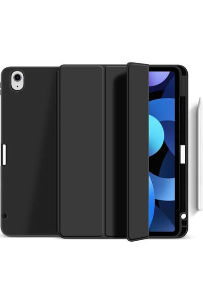 eSTUFF Δερμάτινη Μαύρη Θήκη Flip (iPad Air 11 2024) W128879394