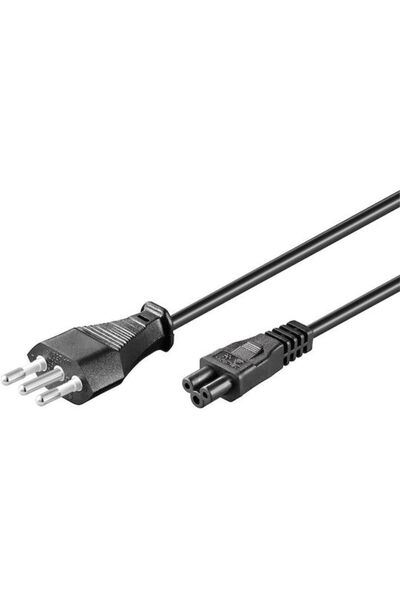 MicroConnect Καλώδιο IEC C5 - IEC C5 1.8μ Μαύρο PE100818