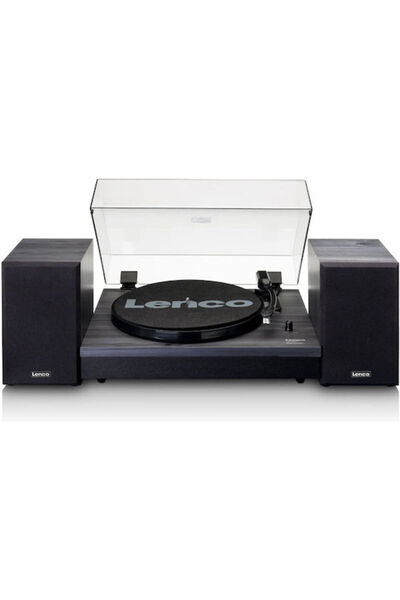 Lenco LS-301 LS-301BK Πικάπ με προενισχυτή και ενσωματωμένα ηχεία Μαύρο