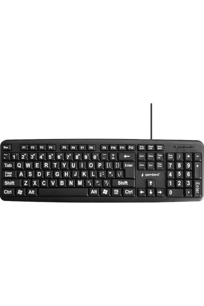 Gembird KB-US-103 Πληκτρολόγιο Μόνο Αγγλικό US