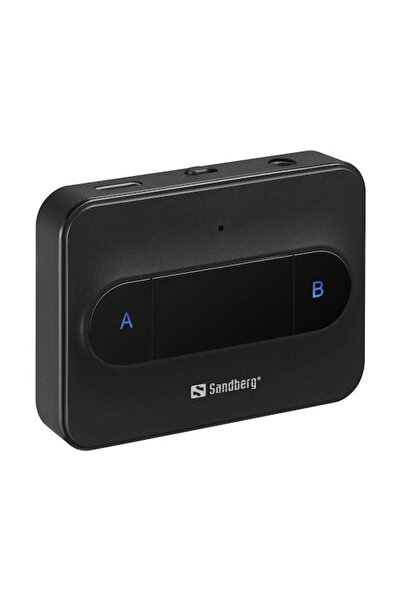 Sandberg Πομποδέκτης Bluetooth 5.3 με θύρα εξόδου 3.5mm για σύνδεση 2 ακουστικών