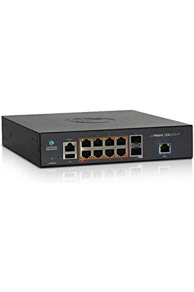 Cambium Networks CnMatrix EX2010-P Μη διαχειριζόμενος διακόπτης L2 με 8 θύρες...