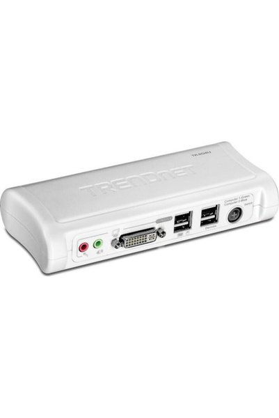 TRENDnet TK-204UK Διακόπτης KVM & Δεδομένων με Ήχο, DVI και USB-B