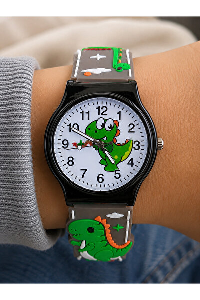 Weluxa Boy's Wristwatch Silicone Cord Analog Display Colorful Design
