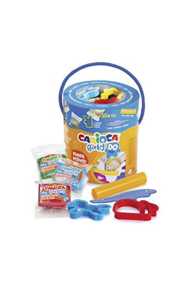 carioca Colorful Plasticine Set, 10 Colors X 40 G, Contains Modeling Tools, B...