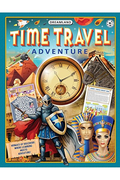Dreamland Publications Time Travel Adventure Activity Book for Kids Age 5 -10...
