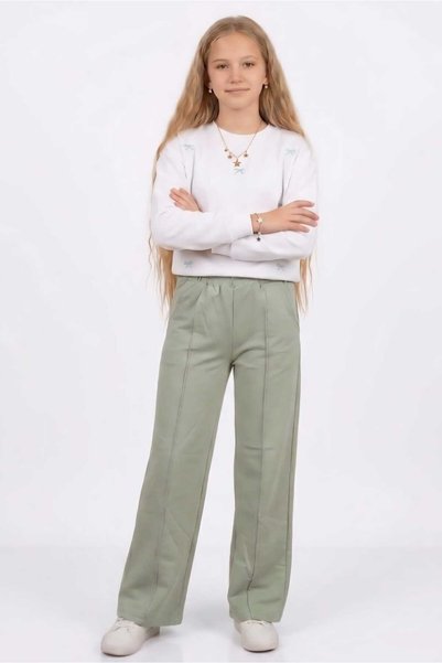 Generic Brand Girl's Long Sleeve Top and Bottom Set