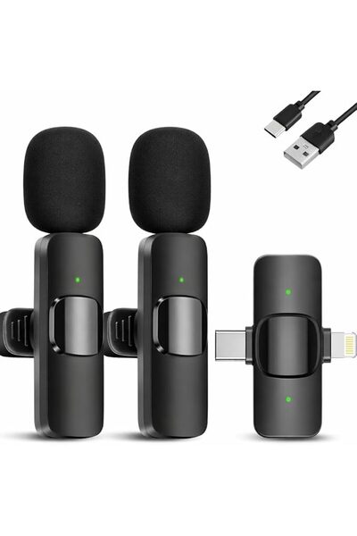 SKY TOUCH SKY-TOUCH Wireless Lavalier Microphone, for Android/iPhone/Laptop, ...