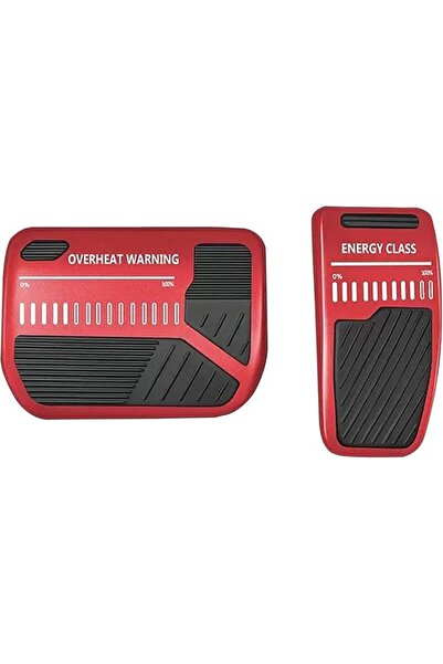 Generic Premium Aluminum Alloy Anti-Slip Pedal Cover Set, Black, Laser-Etched...