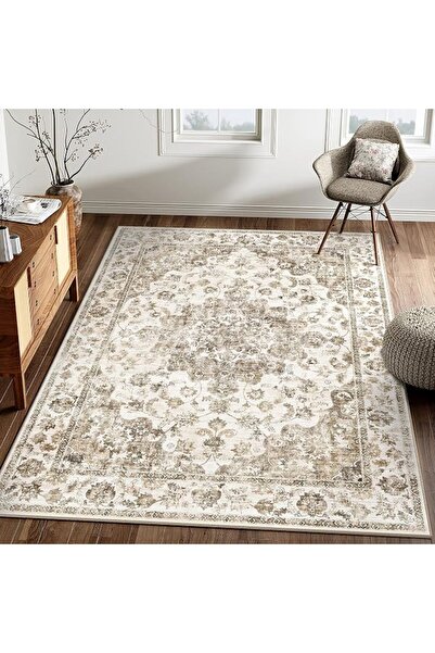 GENERAL PureCozy Vintage Living Room Rug 120x170cm Green Bedroom Area Rugs