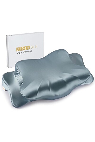 ZIMASILK 22 Momme Mulberry Silk Cervical Pillow Case with Hidden Zipper, 6A G...