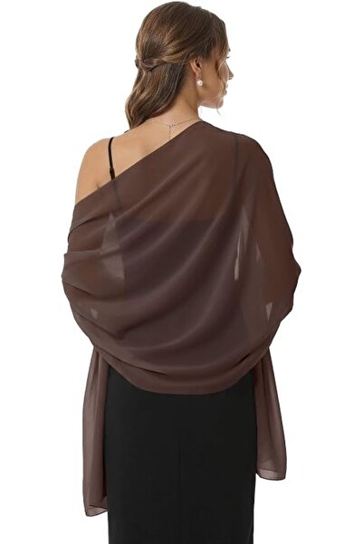 GENERAL Shawls and Wraps for Evening Dresses Sheer Chiffon Formal Wedding Sha...