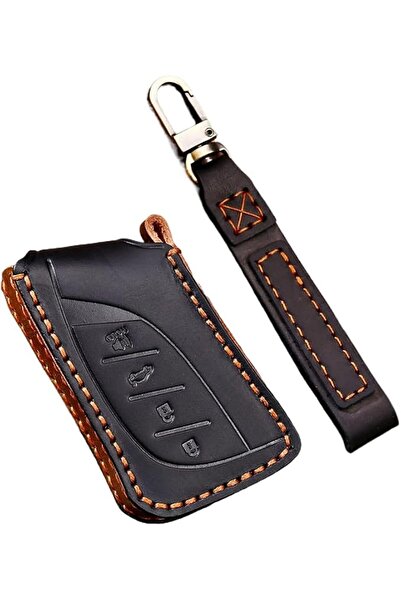 sheful Leather Car Key Fob Cover for 2021-2023 Lexus ES RX Compatible with Ne...