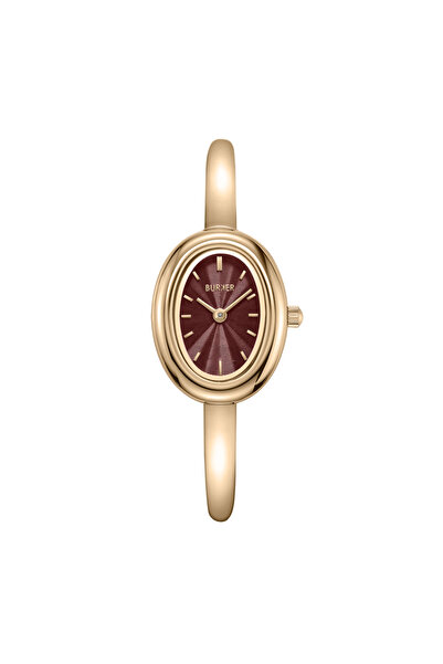 Burker Damenuhr Diana Gold Burgundy