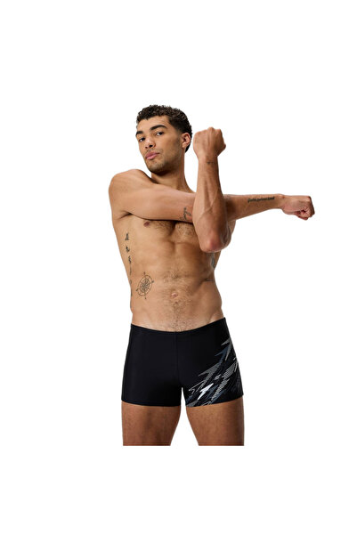 SPEEDO Ανδρικό μαγιό με λογότυπο Medley 8-11354004 Μαύρο 36