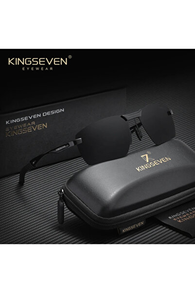 Choice Black Gray KINGSEVEN Upgrade Fashion Men's Aluminum Sunglasses Polariz...
