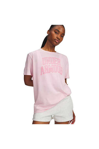 Under Armour RIVAL OS CAMPUS TEE 6007883-647 Ροζ M