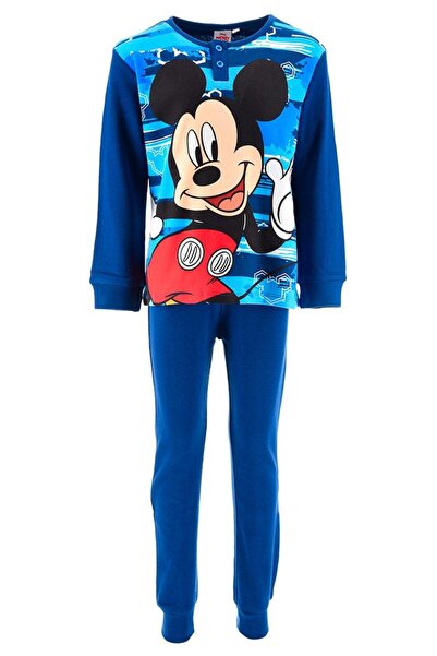 Sun City Fashion Group Πυτζάμα αγόρι Mickey mouse "Hello" μπλε