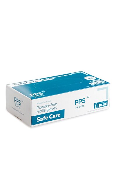 PPS Nitrile Pps Gloves, Single Use, 100 Pcs/Box - Blue - Size L, Blue