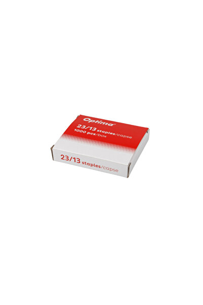 Optima Скоби 23/13, 1000 бр./кутия, Телбод с перфоратор