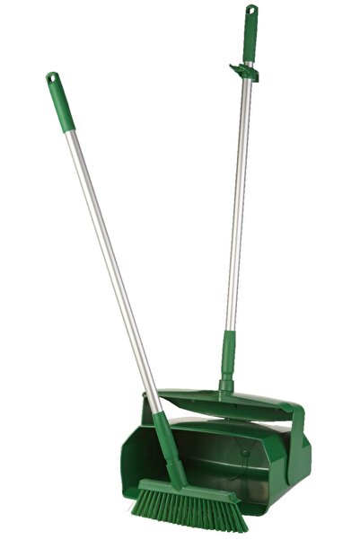 OEM Broom And Dustpan Set 350Mm, Green Local Cleaning Products, 350 mm