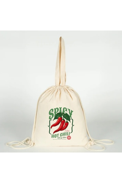 Generic Brand Spicy Printed Versatile Drawstring Cloth Bag 35X40 for Hand, Sh...
